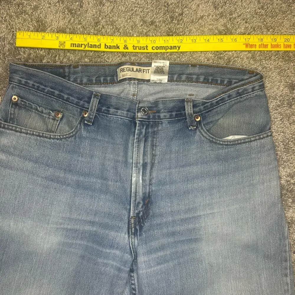 Levi’s 505 Men's Size 38x30 distressed soft broken in Jeans Denim Pants